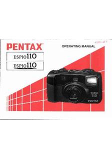 Pentax Espio 110 manual. Camera Instructions.